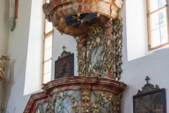 Kanzel der Pfarrkirche.